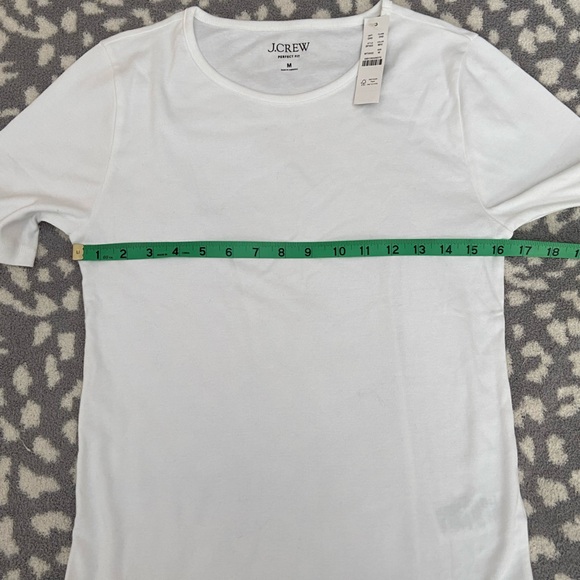 NWT JCREW WHITE PERFECT FIT TEE SIZE MEDIUM - Picture 8 of 8
